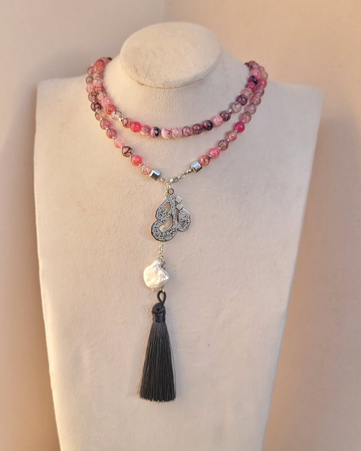99 Wearable Long Agate Sebha / Necklace