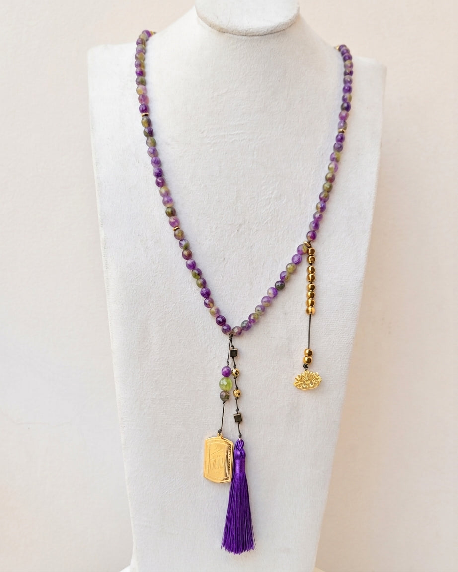 99 Wearable Long Agate Sebha / Necklace
