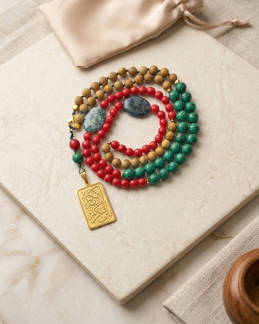 99 Wearable Long Agate Sebha / Necklace