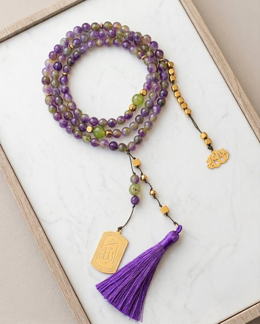 99 Wearable Long Agate Sebha / Necklace