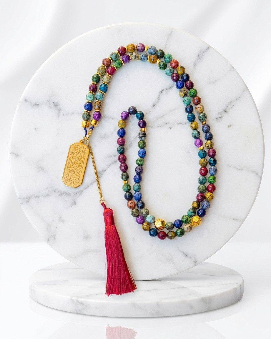 99 Wearable Long Agate Sebha / Necklace