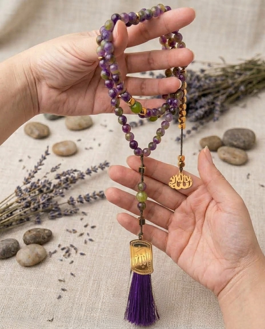99 Wearable Long Agate Sebha / Necklace